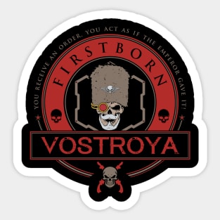 VOSTROYA - ELITE EDITION Sticker